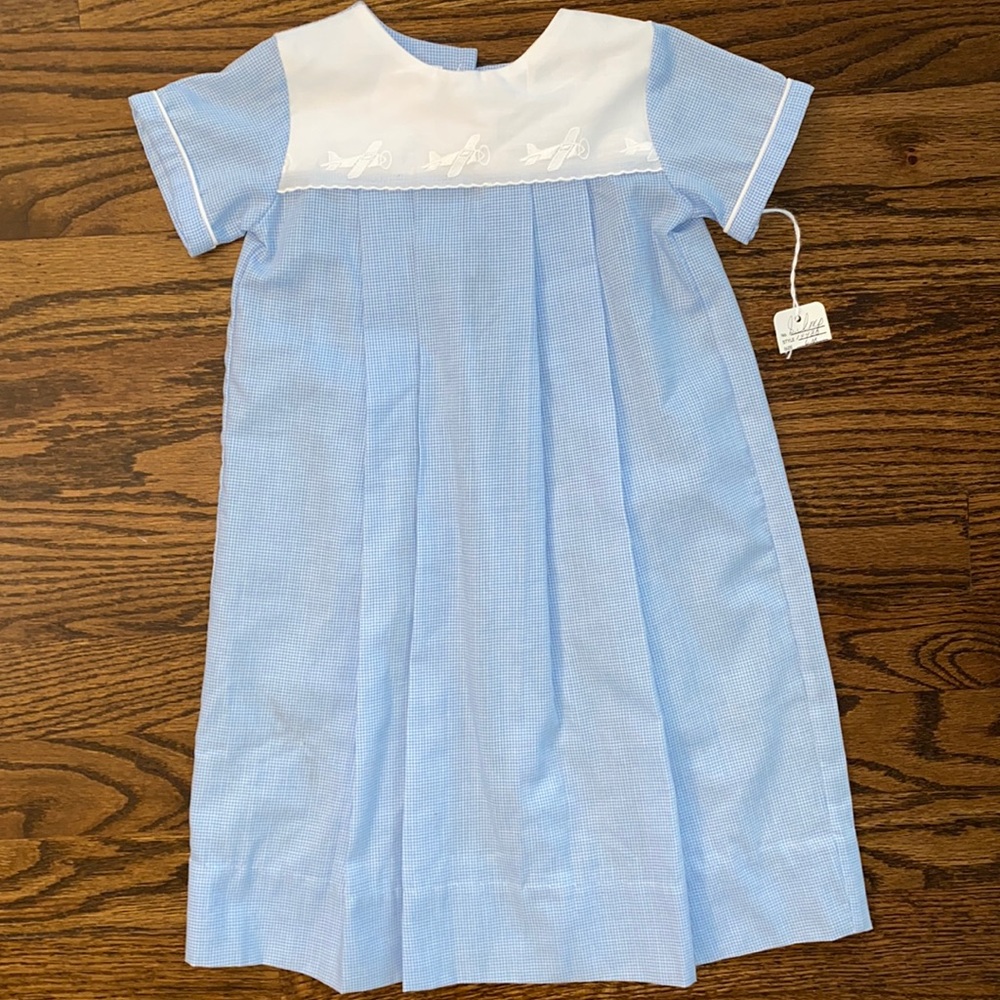 NWT Sweet Impressions Pleated Airplane Day Gown